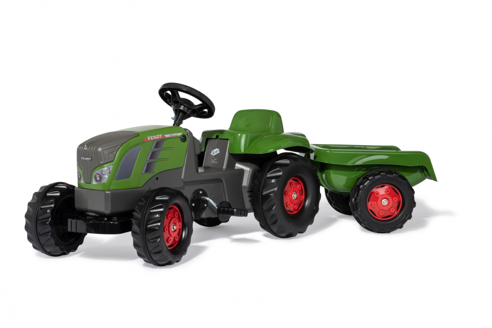 Tractor cu pedale Rolly Kid Fendt 516 Vario cu remorca