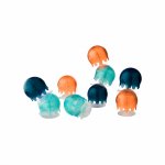 Jucarii de baie Jellies meduze cu ventuze teal+navy+coral Boon