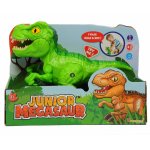 Dinozaur Junior cu sunete si functie de mers T-Rex Verde
