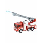 Masinuta de pompieri cu furtun pentru stropire apa frictiune sunete si lumini scara 1 la 16