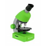 Microscop optic Bresser Junior 40x-640x lampa led verde