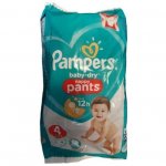 Scutece chilotel Pampers Baby-Dry Nappy Pants 4 (9-15 kg) 4 buc x 18 pachete 72 scutece