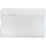 Perna cu spuma de memorie si ventilatie 34x25 cm KikkaBoo Grey Velvet