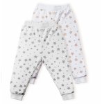 Set 2 perechi pantaloni 12-18 luni BabyCosy White/Ecru