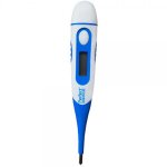 Termometru digital cu cap flexibil albastru