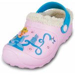 Slapi Crocs Cinderella Lined Custom Clog Bubblegum/Light Blue 24 (149 mm - C8)