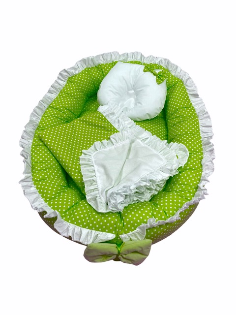 Cuib cu paturica si pernuta pentru bebelusi Lux - 3