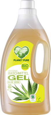 Detergent gel bio pentru rufe aloe vera 1.5L Planet Pure 1.5L imagine noua responsabilitatesociala.ro