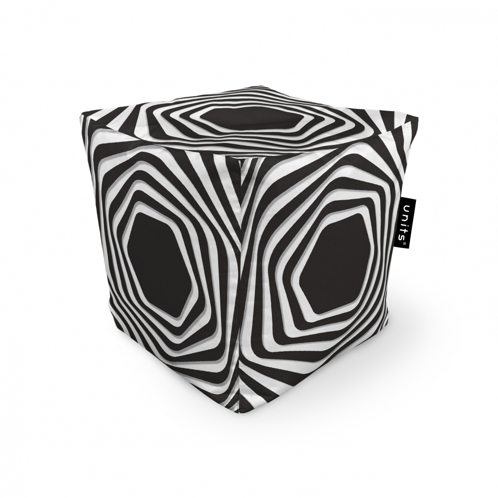Fotoliu Units Puf Bean Bags tip cub impermeabil abstract zebra Abstract imagine noua responsabilitatesociala.ro