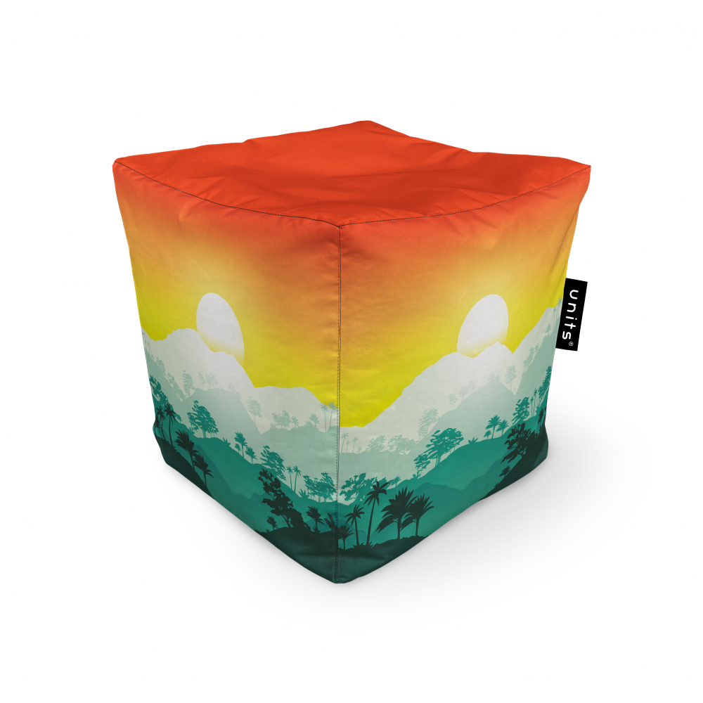 Fotoliu Units Puf Bean Bags tip cub impermeabil tropical Bags imagine noua responsabilitatesociala.ro