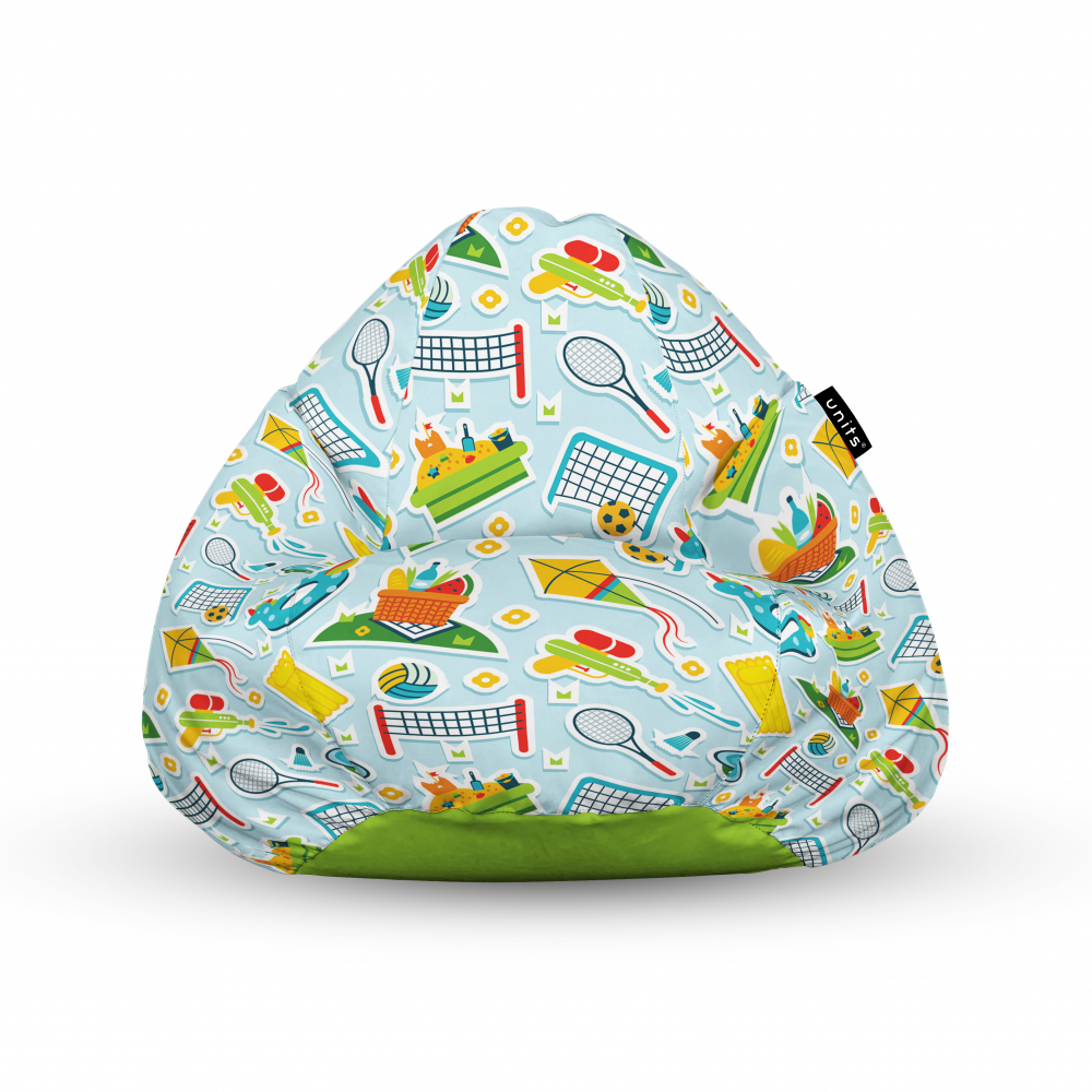 Fotoliu units puf bean bags tip para impermeabil cu maner sporturi in aer liber