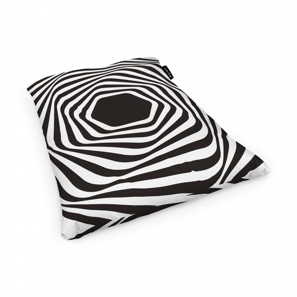 Fotoliu Units Puf Bean Bags tip perna impermeabil abstract zebra