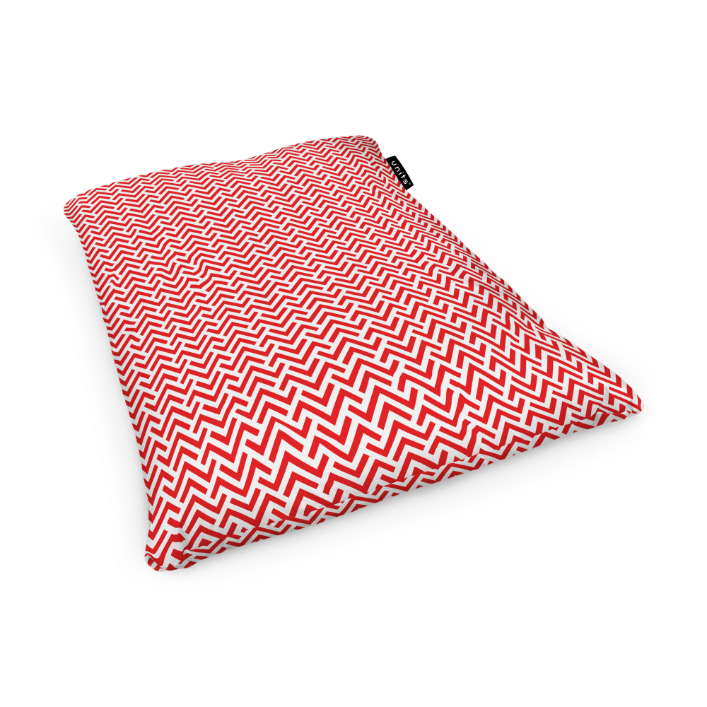 Fotoliu Units Puf Bean Bags tip perna impermeabil model rosu si alb