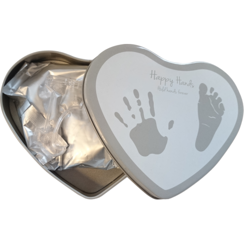 Cutie in forma de inimioara pentru mulaj manuta sau piciorus happy hands