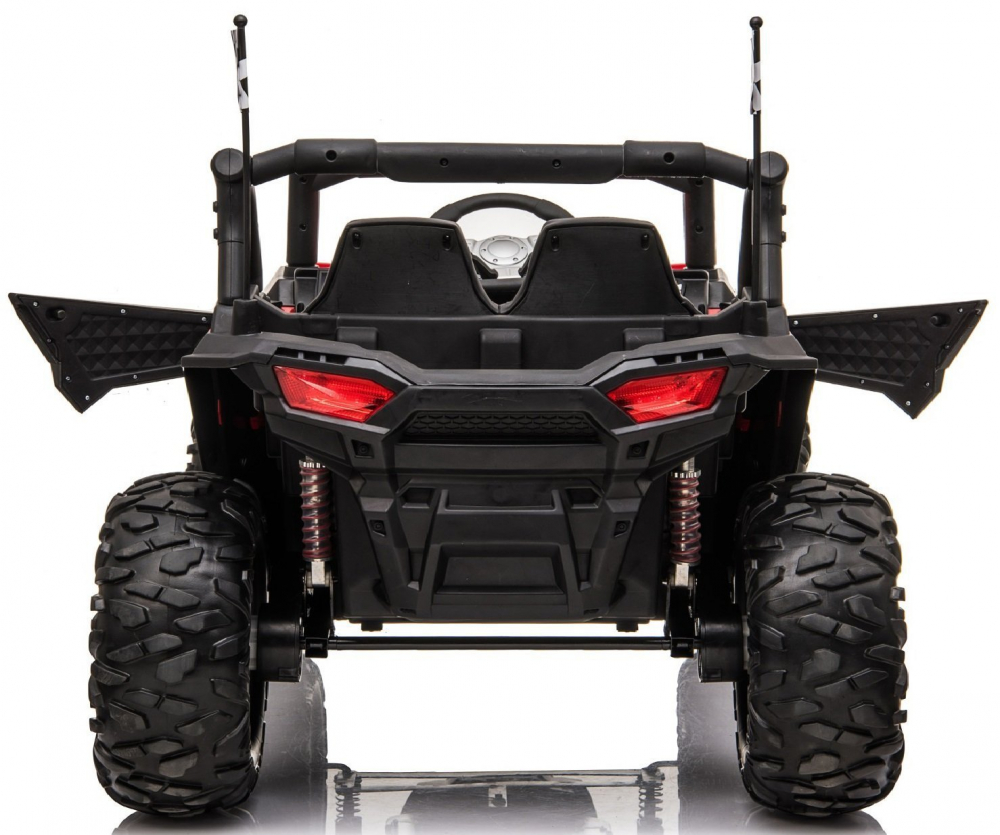 Masinuta electrica 4x4 cu roti din cauciuc EVA Nichiduta UTV Bom Blue - 7