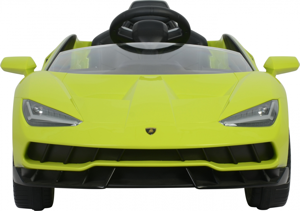 Masinuta electrica cu roti EVA si scaun piele Lamborghini Centenario Green - 6