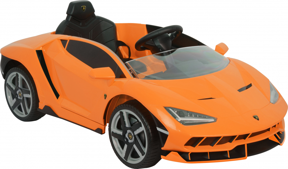 Masinuta electrica cu roti EVA si scaun piele Lamborghini Centenario Orange - 7