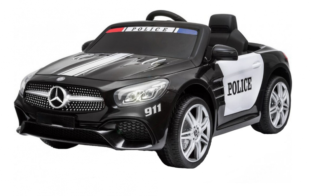 Masinuta electrica Mercedes SL500 Police Black - 9