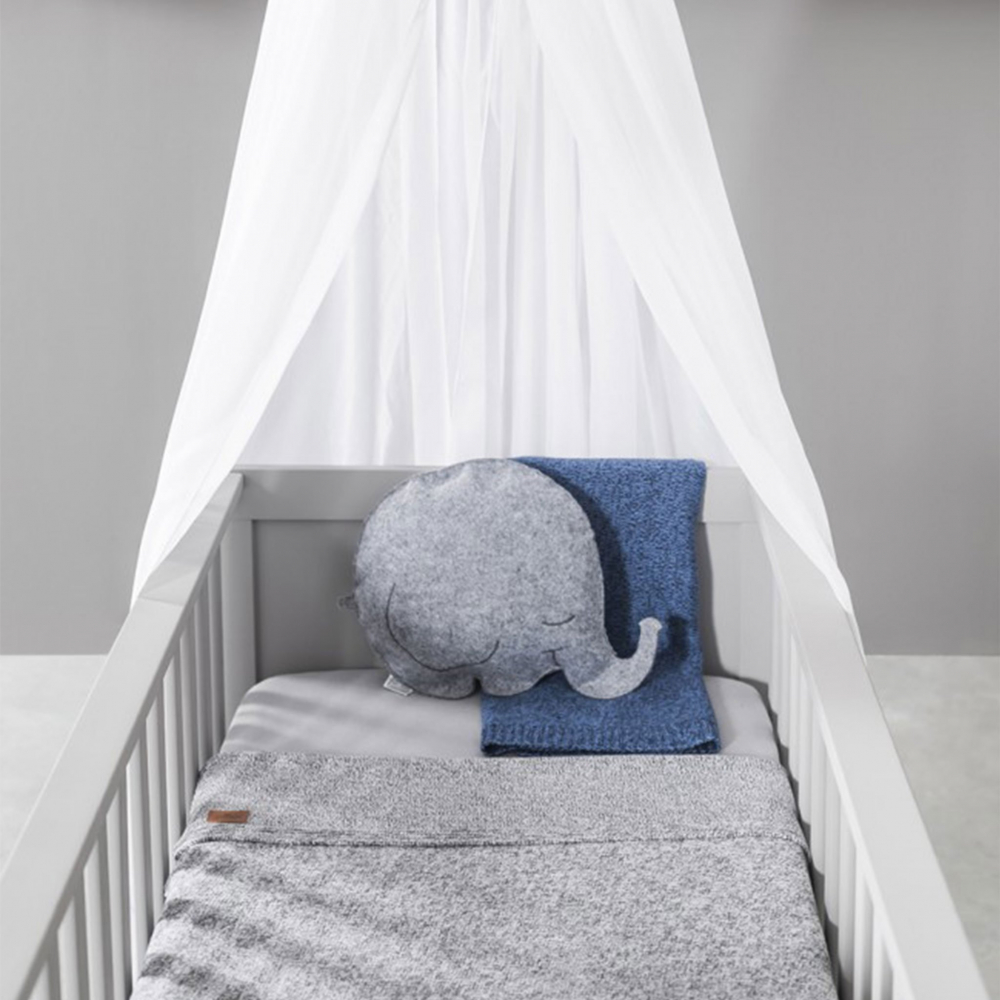 Perna decorativa jollein fb elefant gri black