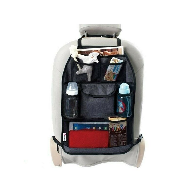 Protectie bancheta auto 38.5x58 cm Order Gri-Negru PetiteMars - 2 | YEO