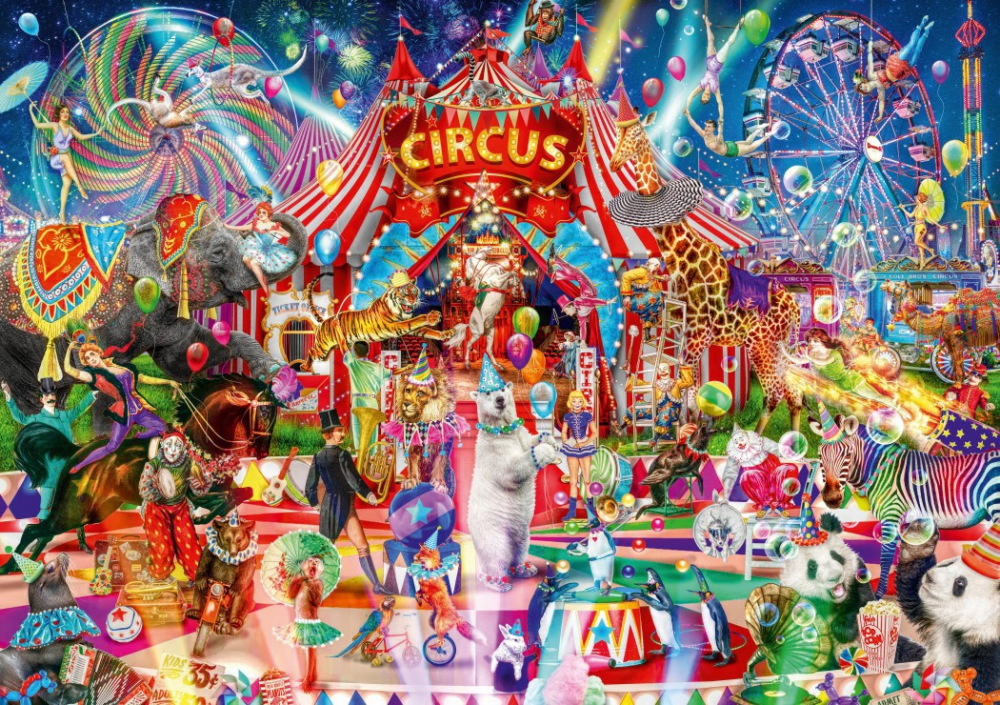 Puzzle Bluebird Aimee Stewart A Night at the Circus 1.000 piese