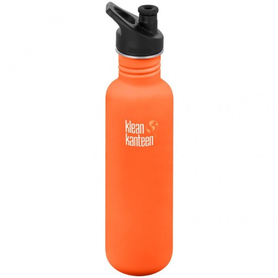 Recipient din otel inoxidabil 800 ml cu capac sport Klean Kanteen Classic Sierra Sunset