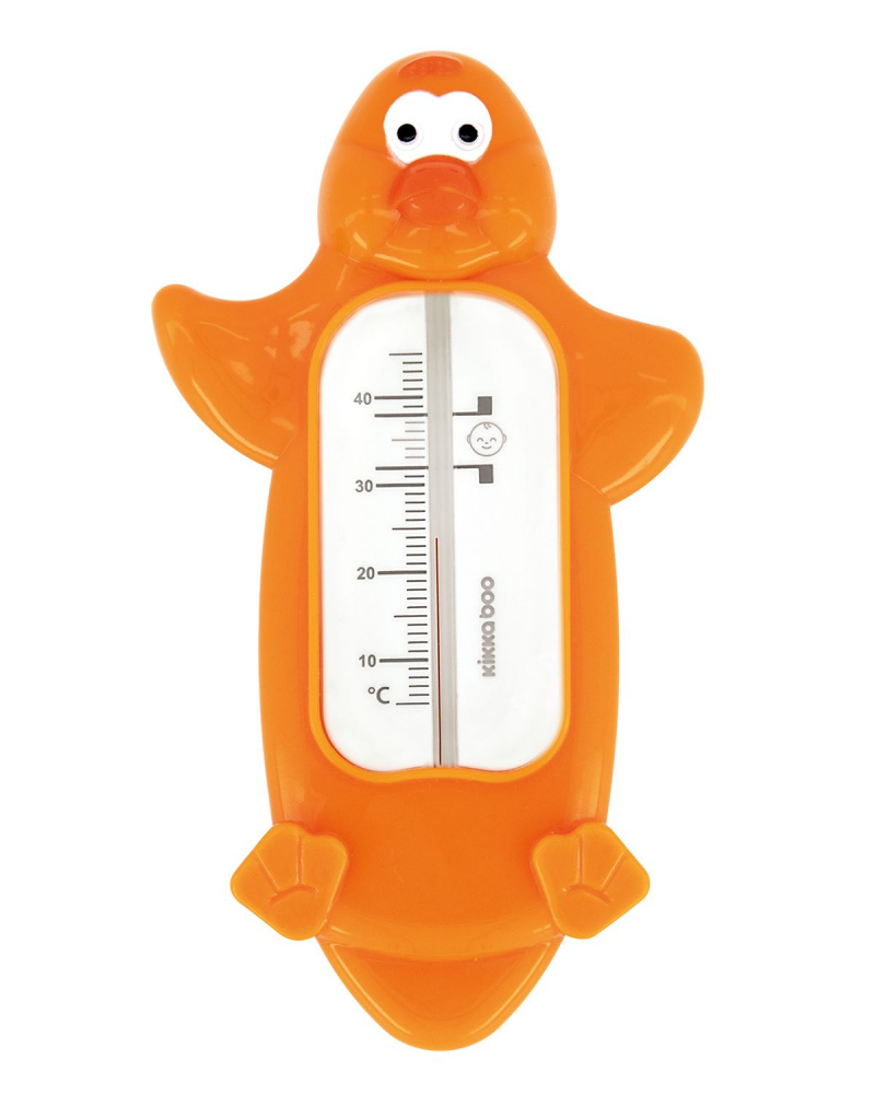 Termometru de baie si camera KikkaBoo Penguin Orange baie imagine noua responsabilitatesociala.ro