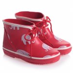 Cizme scurte de ploaie din cauciuc natural CeLaVi Red Elephant 20