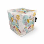 Fotoliu Units Puf Bean Bags tip cub impermeabil multicolor cu frunze