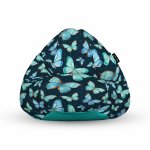 Fotoliu Units Puf Bean Bags tip para impermeabil cu maner fluturi in stomac