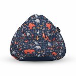 Fotoliu Units Puf Bean Bags tip para impermeabil cu maner prietenii padurii