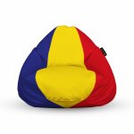 Fotoliu Units Puf Bean Bags tip para impermeabil cu maner tricolor romania