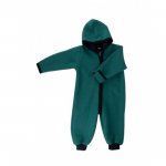 Overall din lana merinos organica tumble/boiled wool Iobio Emerald 74/80