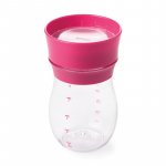 Pahar tranzitie din tritan pentru copii roz 250 ml