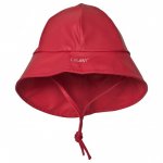 Palarie PU de ploaie si vreme rece impermeabila cu fleece CeLaVi Rio Red 80 cm