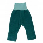 Pantaloni din lana merinos organica wool fleece Iobio Emerald 62/68