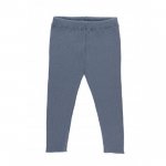 Pantaloni din lana merinos rib Iobio SAM Grey-Blue 110/116