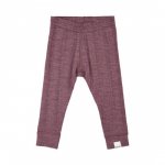 Pantaloni fine rib leggings din lana merinos CeLaVi Tulipwood 100 cm