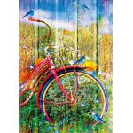 Puzzle Bluebird Bluebirds on a Bicycle 1.000 piese