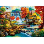 Puzzle Bluebird Country House by the Water Fall 1.000 piese