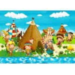 Puzzle Bluebird Small Indian Tribe 48 piese