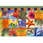 Puzzle Bluebird Tropical Quilt Mosaic 1500 piese