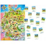 Puzzle Castorland Deutschlandkarte 180 piese