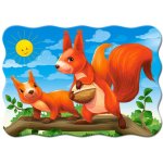 Puzzle Castorland Squirrel Mom And Her Baby 30 piese