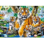 Puzzle Castorland Tigers by the Stream 120 piese