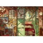 Puzzle Educa Arly Jones: Old Garage 1500 piese include lipici
