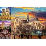 Puzzle Educa Collage Notre Dame de Paris 1000 piese