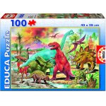 Puzzle Educa Dinosaurs 100 piese