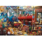 Puzzle Educa Mysterious Puzzle Train Station 500 piese