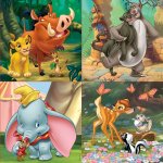 Puzzle Educa Progressive Puzzless Disney Animals 12/16/20/25 piese
